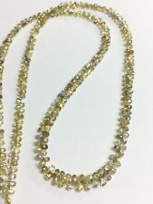 Natural Fancy Mix Multi Colour Faceted Diamond Briolette Drop Shape Beads Strand picture