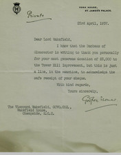 RARE “Secretary to Edward VIII