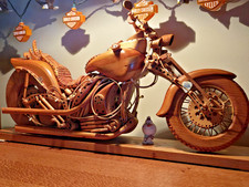 1956 Wood Hand Crafted Americana Motorcycle 32