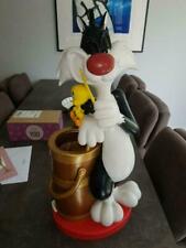 Extremely Rare Looney Tunes Sylvester and Tweety Umbrella Stand Big Fig Statue picture