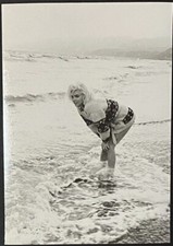 1962 Marilyn Monroe Original photograph by George Barris Triple Stamped Beach picture