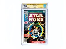 Vtg Star Wars #1 (Jul 1977, Marvel) CGC Signature Series Roy Thomas picture