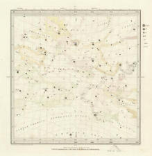 ASTRONOMY CELESTIAL. Star map. Star chart, I. Vernal Equinox. SDUK 1847 picture