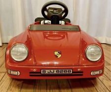 Toshima made Porsche 911 Pedal Car Retro Red Vintage from Japan picture