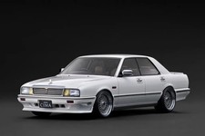 Ignition Model 1/18 Nissan Gloria Cima Y31 Pearl White WEB Limited Mini Car picture