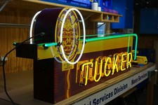 1948 Tucker® Automobile Tucker® Horizontal Armature CUSTOM Steel Enamel NEON picture