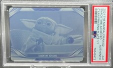 2021 1/1 Star Wars Mandalorian S2 Grogu Snack Time Achieved Printing Plate PSA picture