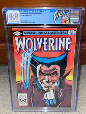 Wolverine Limited Series #1 CGC 9.9 Marvel 1982 Mint Rare Not 9.8 L9 508 cm picture