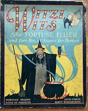 Rare Antique 1926 WITZI WITS Fortune Teller Game *Vintage Halloween Collectible  picture