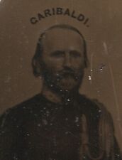 Antique Tintype Photo ca. 1860s Giuseppe Garibaldi Italian Revolutionary General picture