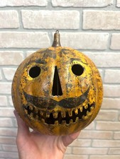 RARE Antique 1900s Halloween Jack o' Lantern JOL Toledo Parade Torch Antique picture