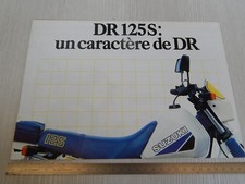 ORIGINAL Suzuki DR 125 S BROCHURE BROCHURE in French prospectus picture
