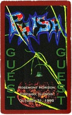 Phish 1995 A Live One concert @ Rosemont Chicago IL. band Guest Backstage Pass picture