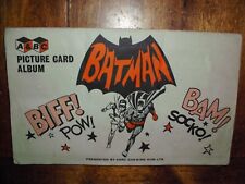 VINTAGE BATMAN ROBIN RARE SUPER HEROES A & BC GUM PICTURE CARD ALBUM NM/M 1966 picture