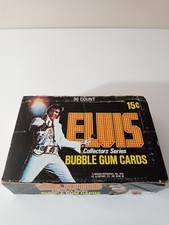 Elvis box of trading cards rare vintage 1978 collectors series bubblegum cards picture