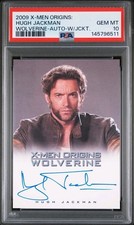 2009 X-MEN ORIGINS: WOLVERINE AUTO JACKET HUGH JACKMAN PSA 10 AUTO POP 3 *RARE picture