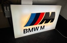 RARE 2000’s BMW MOTORSPORT DEALER SHOWROOM GARAGE ILLUMINATED SIGN - M2 M3 M5 M6 picture
