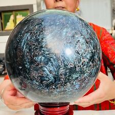 29.5kg Large Natural Astrophyllite Fireworks Stone Quartz Crystal Sphere Healing picture