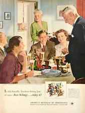 1952 US Brewers Foundation PRINT AD Douglass Crockwell Father's Secret Recipe picture