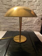 Scandinavian vintage solid brass table lamp model umbrella designer Paavo Tynell picture