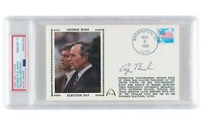 George HW Bush Signed Election First Day Cover picture