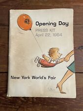 Opening Day Press Kit and Contents - April 22, 1964 - New York World's Fair picture