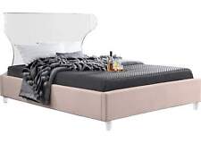 Ghost Pink Velvet King Bed picture
