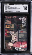 2001 STUDIO GHIBLI PHONE CARDS #0701G-6A CHIHIRO OGINO CGC 10 GEM MINT picture