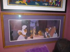 DISNEY CEL WDCC LADY AND THE TRAMP WIDESCREEN CORNERSTONE COLLECTION PIECE, EC. picture