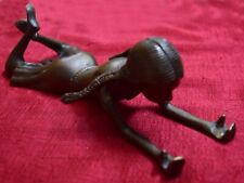 Antique Laying Girl Shape Decorative Statue Card Holder Table Furnish Gift VR486 picture
