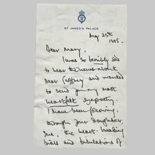 1995 King Charles III Autograph Letter Signed Prince Charles Signed picture