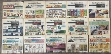 Calvin & Hobbes Lot 103 Sunday Newspaper Comic Strips Los Angeles Times 1992-95 picture