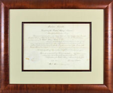 1861 Abraham Lincoln Signed Ambassador Appointment Beckett Graded 10 Autograph picture