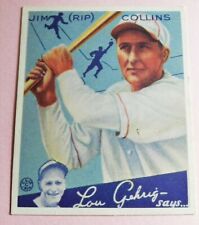Vintage baseball card 1934 Jim Collins #51 picture
