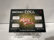 Authentic Autographs Historic DNA Prime 2022 ROLLING STONES Relic Quad  Card /10 picture