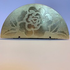 Pair Parcel Gilt American Fancy Polychrome Giltwood Wall Bracket Duquette Corbel picture