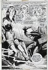 SAM KWESKIN / DON PERLIN - Marvel Premiere #5 splash, Dr Strange cosmic call '72 picture