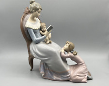 Lladro Porcelain Story Hour Mother Baby Child 5786 1999 Excellent Condition picture