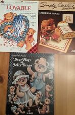 Three Decorative Painting Bears Themed Pattern  Booklets Dozens Of Projects picture