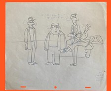 Hong Kong Phooey Animation Original Layout Drawing 1974 Hanna Barbera picture