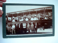 PHOTO ~ 1906 MT WASHINGTON PASSENGER TRAIN ~ NICE ~ ADV ON REVERSE picture