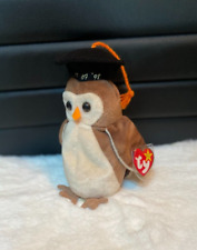 WISE THE OWL 1997 & 1998 TY BEANIE BABY ERRORS picture