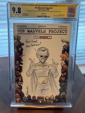 Marvels Project #1 CGC SS 9.8 Stan Lee SIGNED ONE OF A KIND EMMA FROST COSPLAY picture