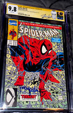 Spider-man 1 CGC 9.8 SS STAN LEE & TODD MCFARLANE SIGNED 1990 TORMENT 1st🔑Print picture