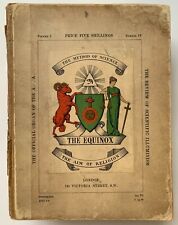 The Equinox - Vol. 1, No. IV- Aleister Crowley-1st Ed.-1910-Occultist-RARE-Good+ picture