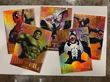 2017 Fleer Ultra Spider-Man Metal Bronze PMG Partial 45-card set #/199💕❤️ picture