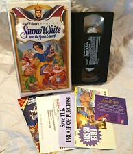Most Expensive Snow White and the Seven Dwarfs VHS Disney Masterpiece Collection picture