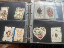 antique valentines /xmas/bday/ cards , (65), c1840/70 picture