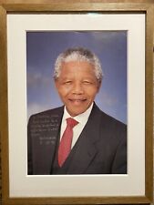 PRESIDENT OF SOUTH AFRICA Nelson Mandela Signed Photo To His Lawyer BECKETT picture