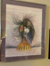 BEAUTIFUL COLORFUL TIMOTHY SAUPITTY FRAMED SIGNED PICTURE WITH  picture
